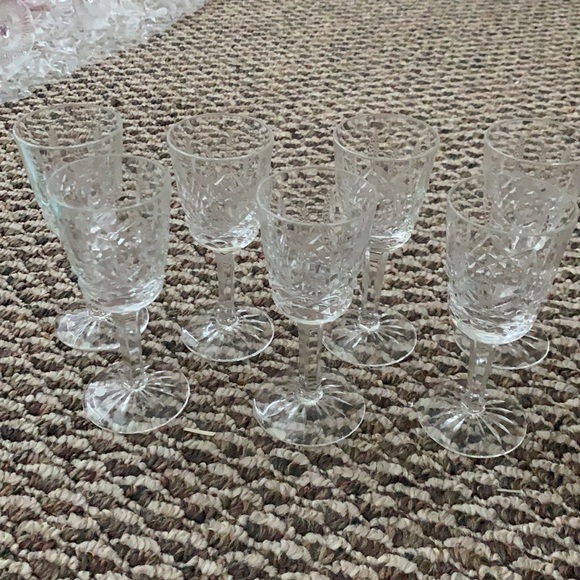 Nachtmann Bleikristal Cordial Glasses set of 7 - Picture 3 of 5